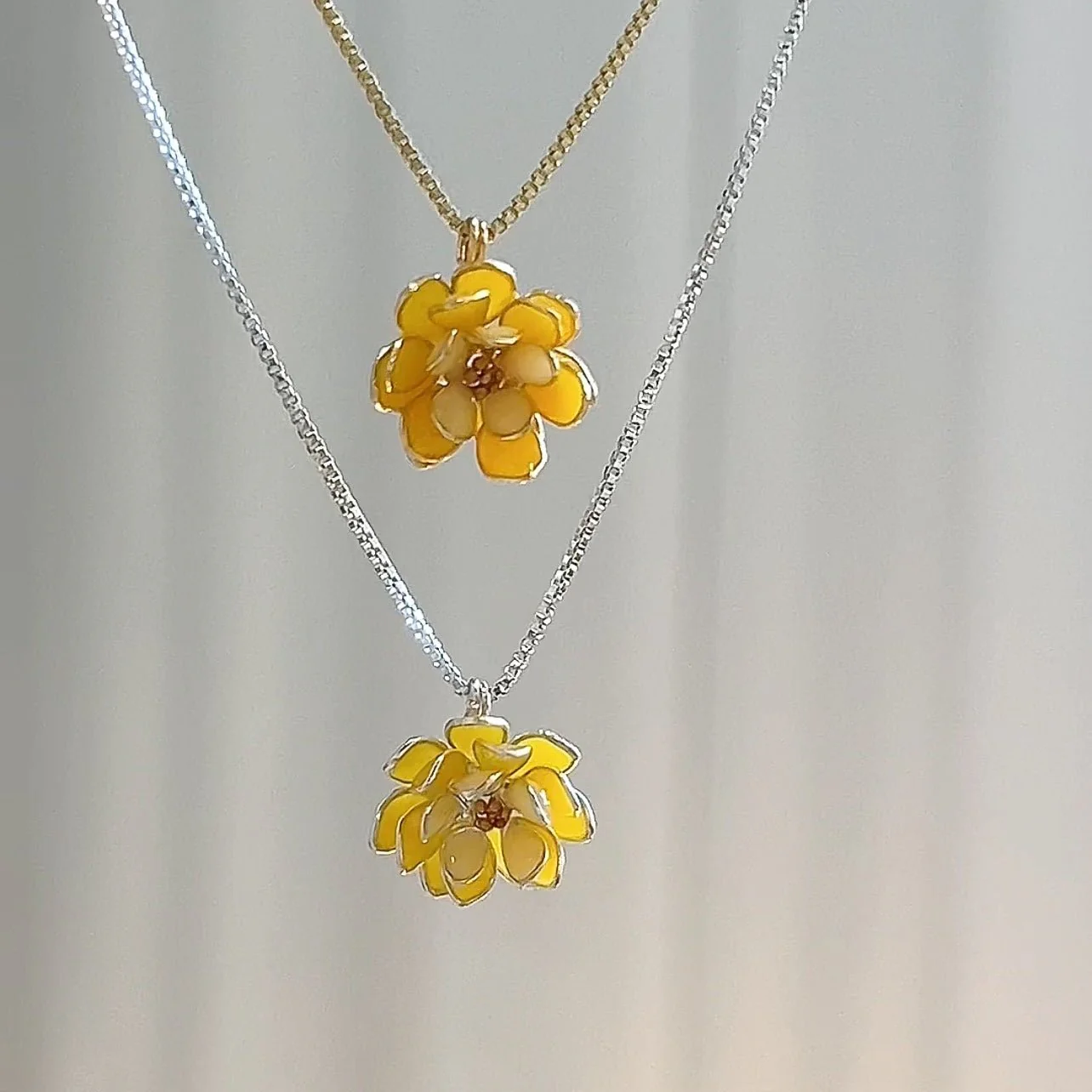 Lotus Pendant Necklace | PREORDER - Image 7