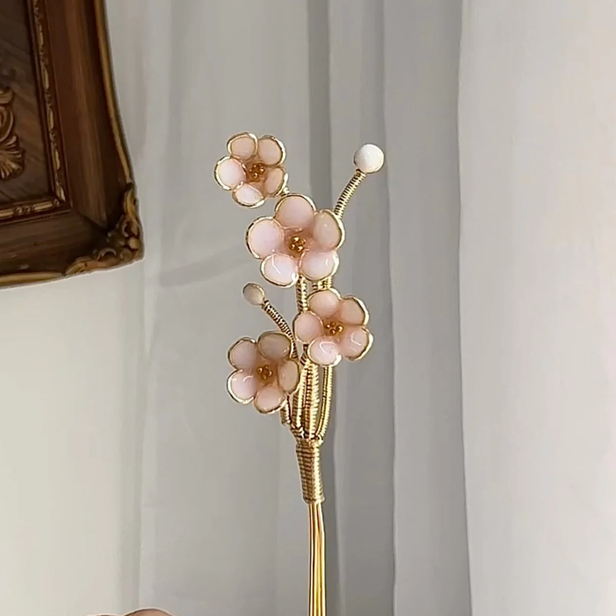 Color-Changing Cherry Blossom Earrings | PREORDER - Image 10