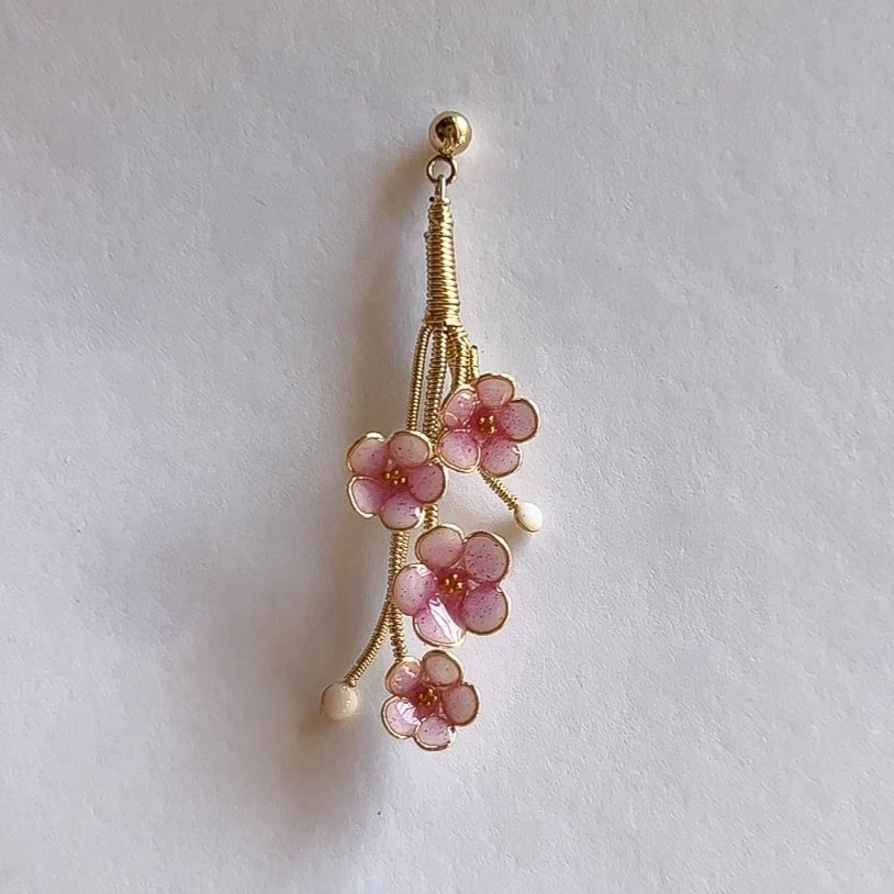 Color-Changing Cherry Blossom Earrings | PREORDER - Image 8