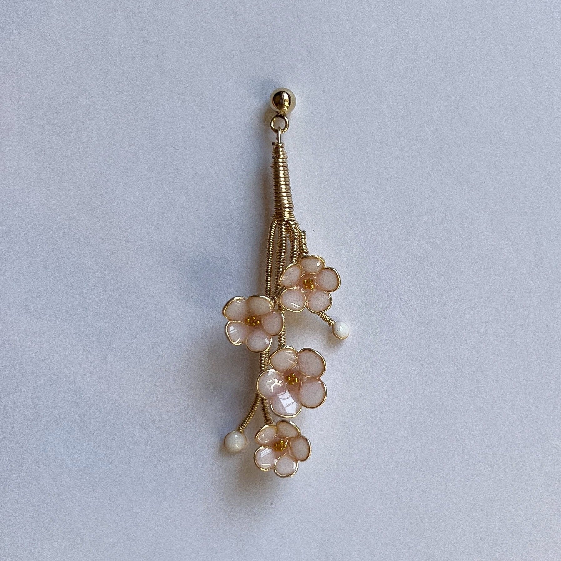 Color-Changing Cherry Blossom Earrings | PREORDER - Image 9