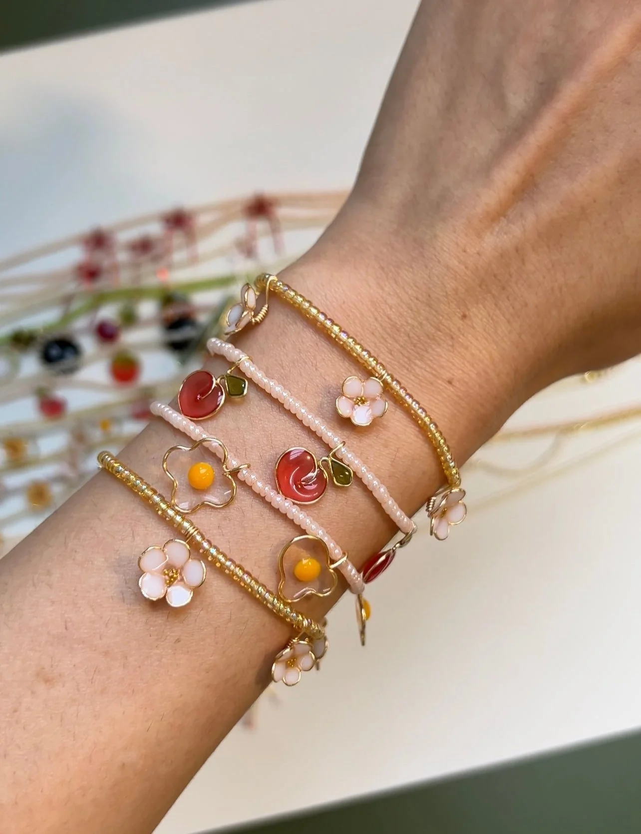 Beaded Egg Bracelet | PREORDER - Image 5