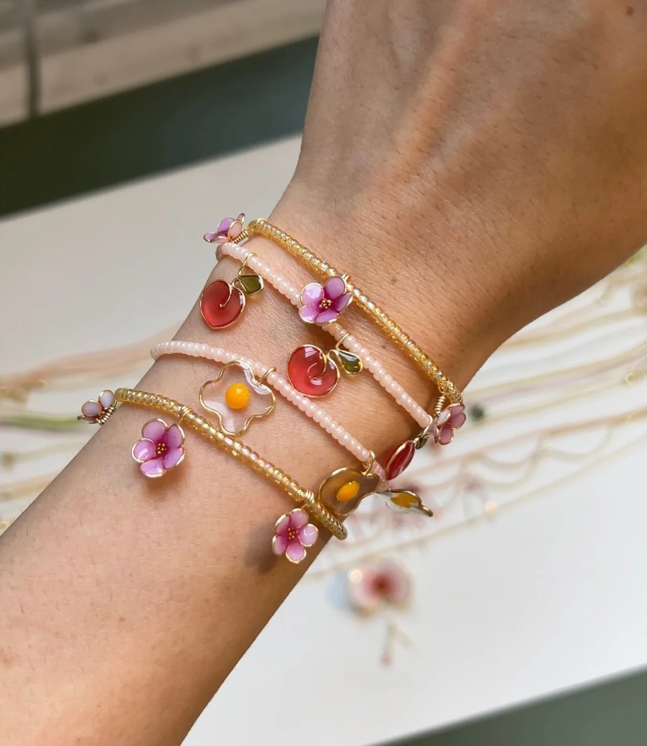 Beaded Egg Bracelet | PREORDER - Image 6