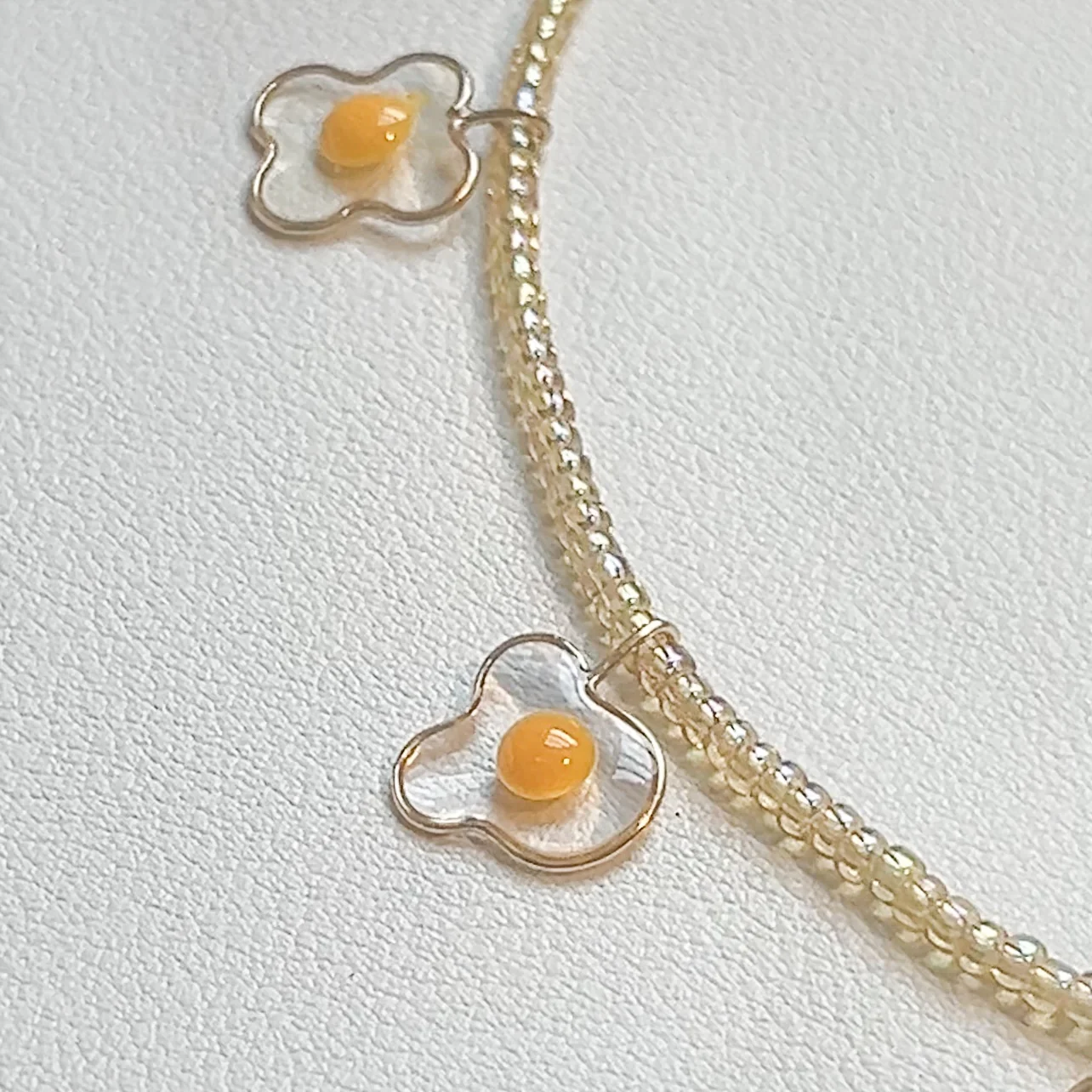 Beaded Egg Necklace | PREORDER - Image 4