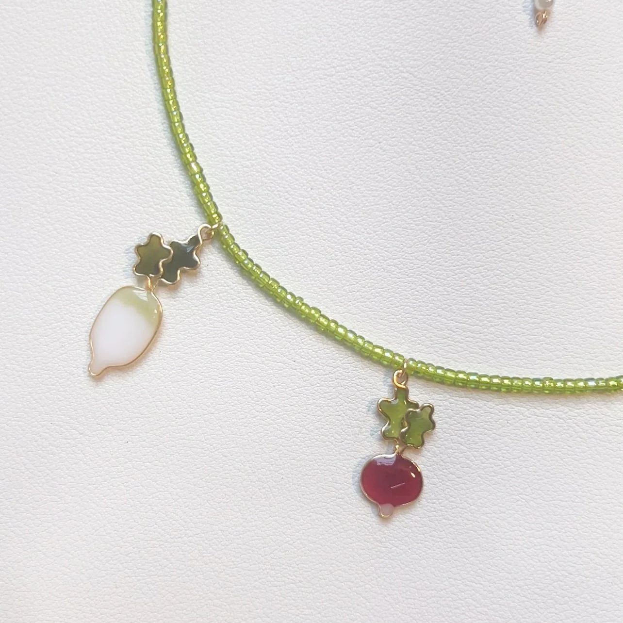 Beaded Mix Veggie Necklace | PREORDER - Image 3