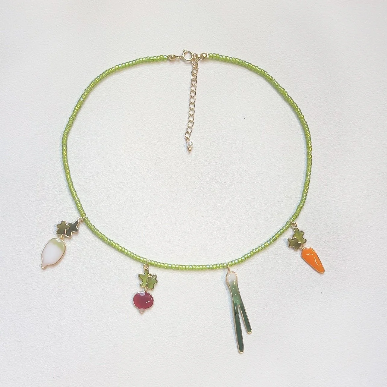 Beaded Mix Veggie Necklace | PREORDER - Image 5