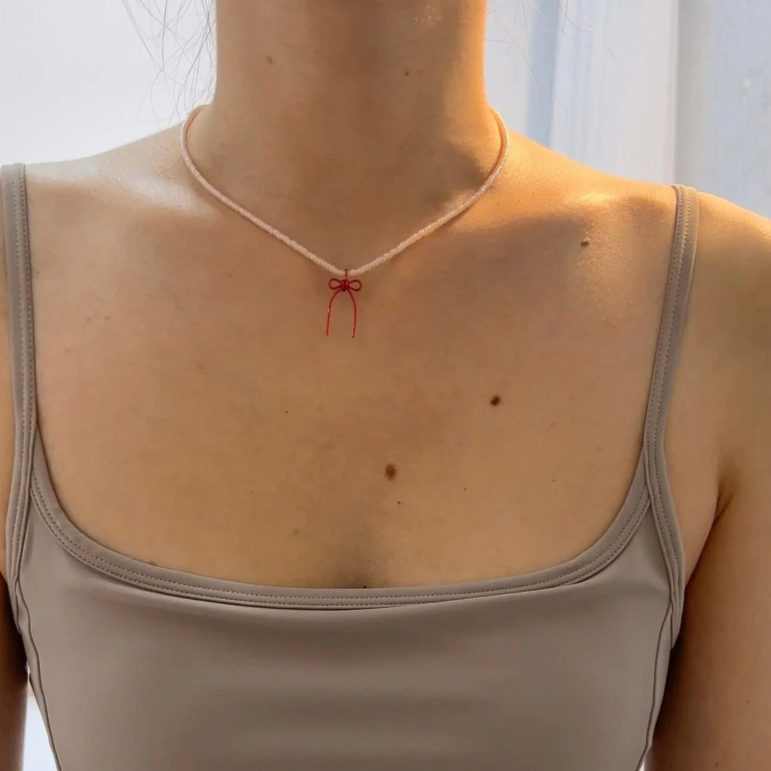 Beaded Bow Necklace | PREORDER - Image 11