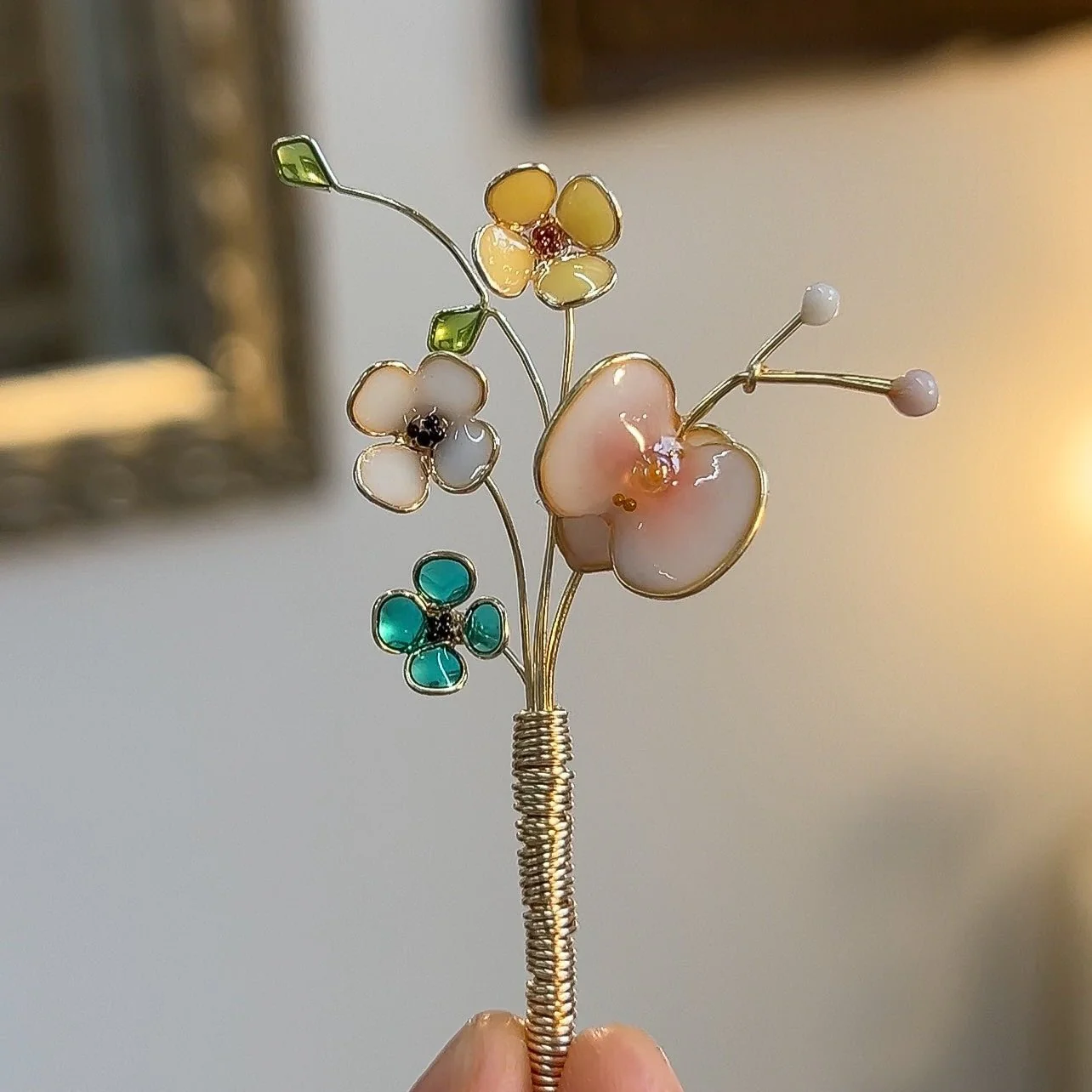 Miniature Mix Floral and Fruit Bouquet | PREORDER - Image 4