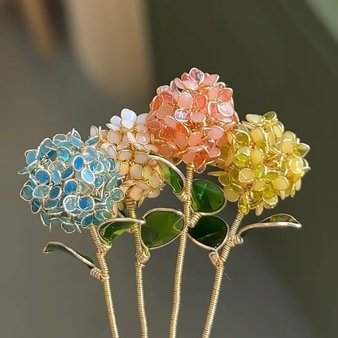 Hydrangea Earrings | PREORDER - Image 2