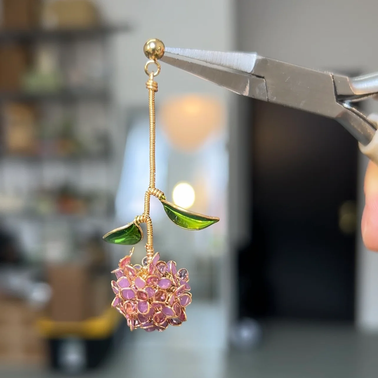 Hydrangea Earrings | PREORDER - Image 25