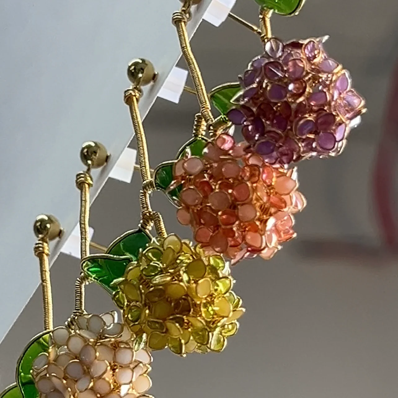Hydrangea Earrings | PREORDER - Image 3