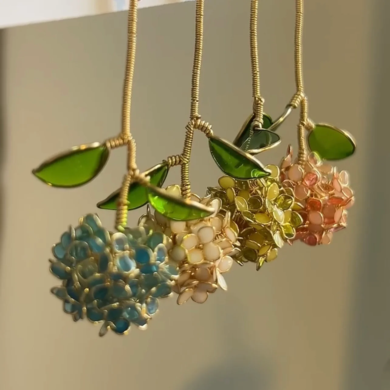 Hydrangea Earrings | PREORDER - Image 4