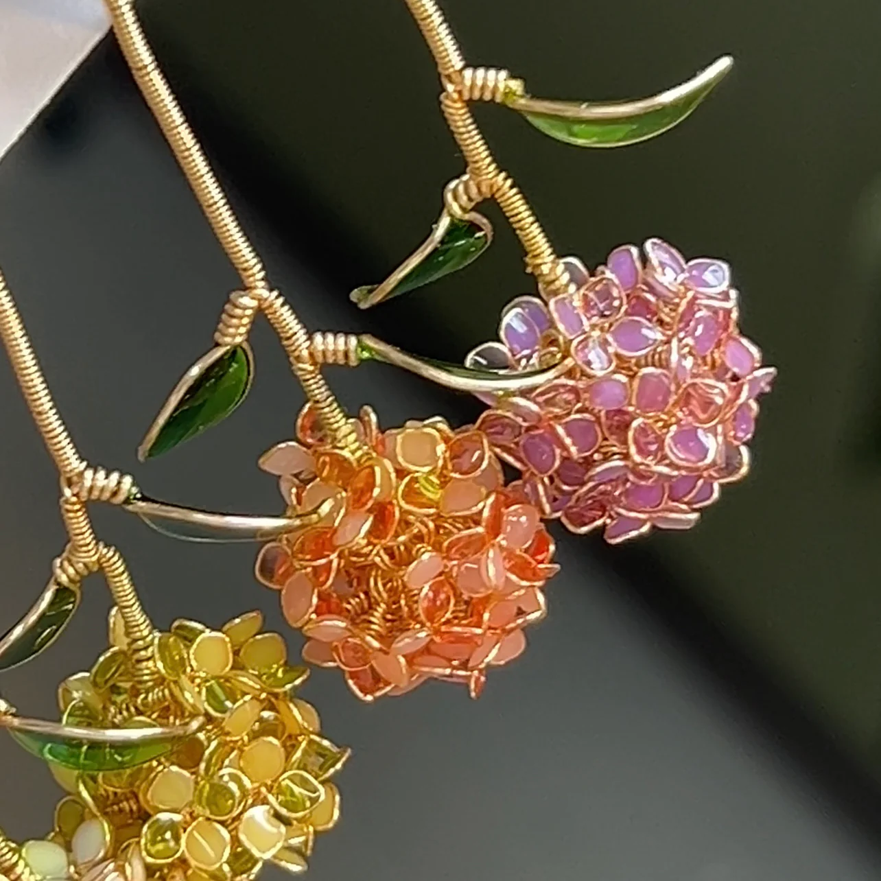 Hydrangea Earrings | PREORDER - Image 6