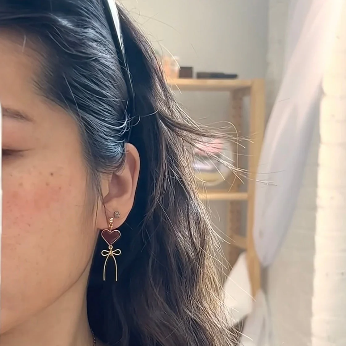Joyce Bow & Heart Dangles ౨ৎ | PREORDER - Image 3