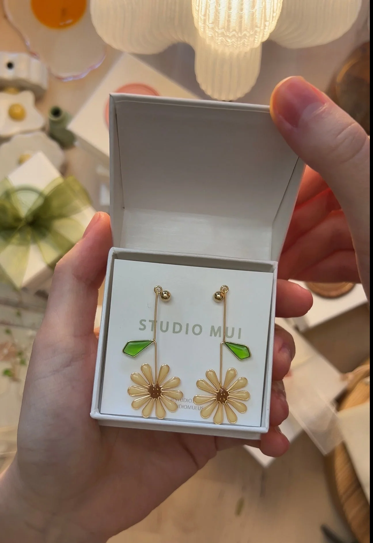 Cosmo Flower Earrings | PREORDER - Image 4