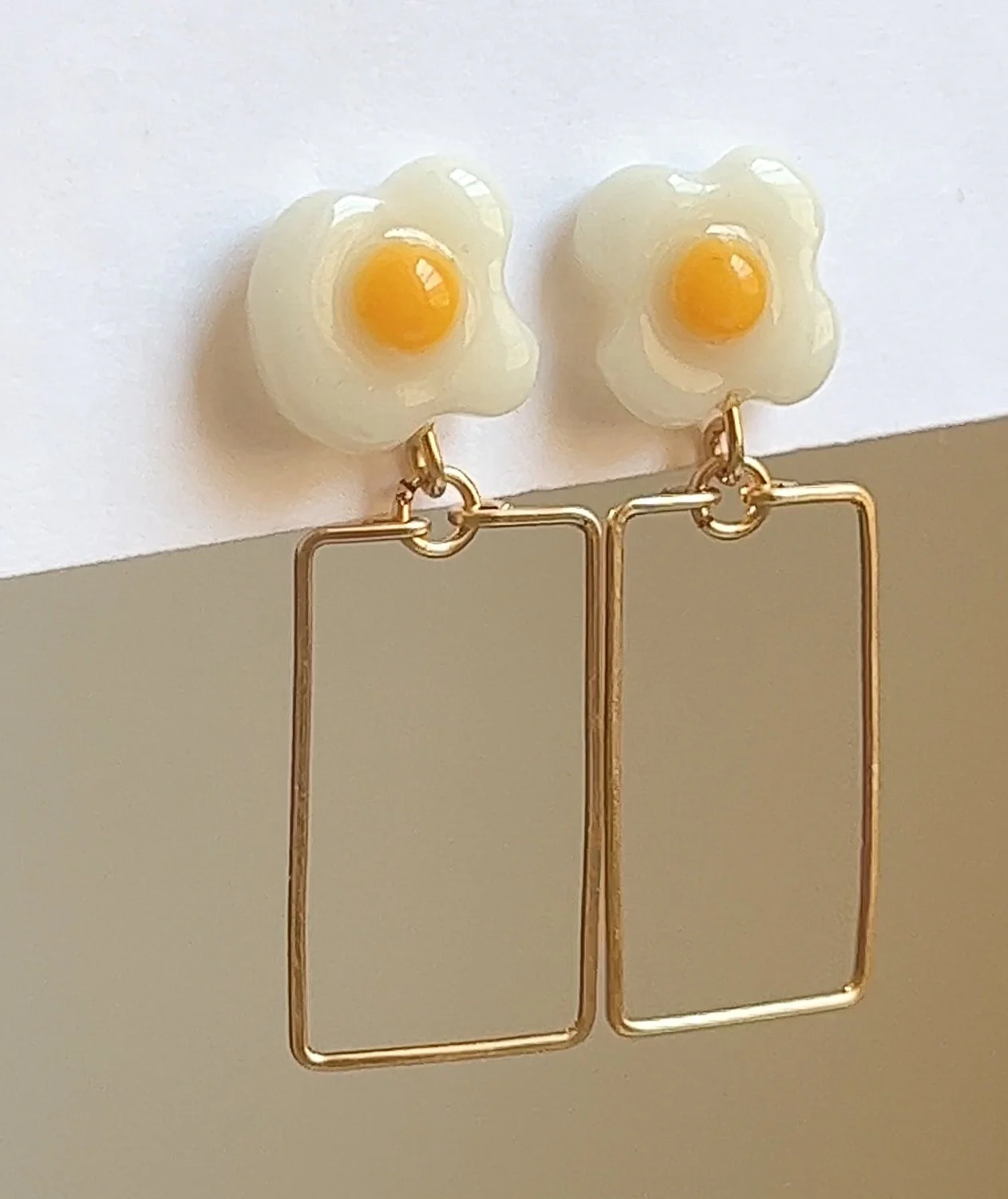 Sunny-Side-up Egg Studs | PREORDER - Image 3