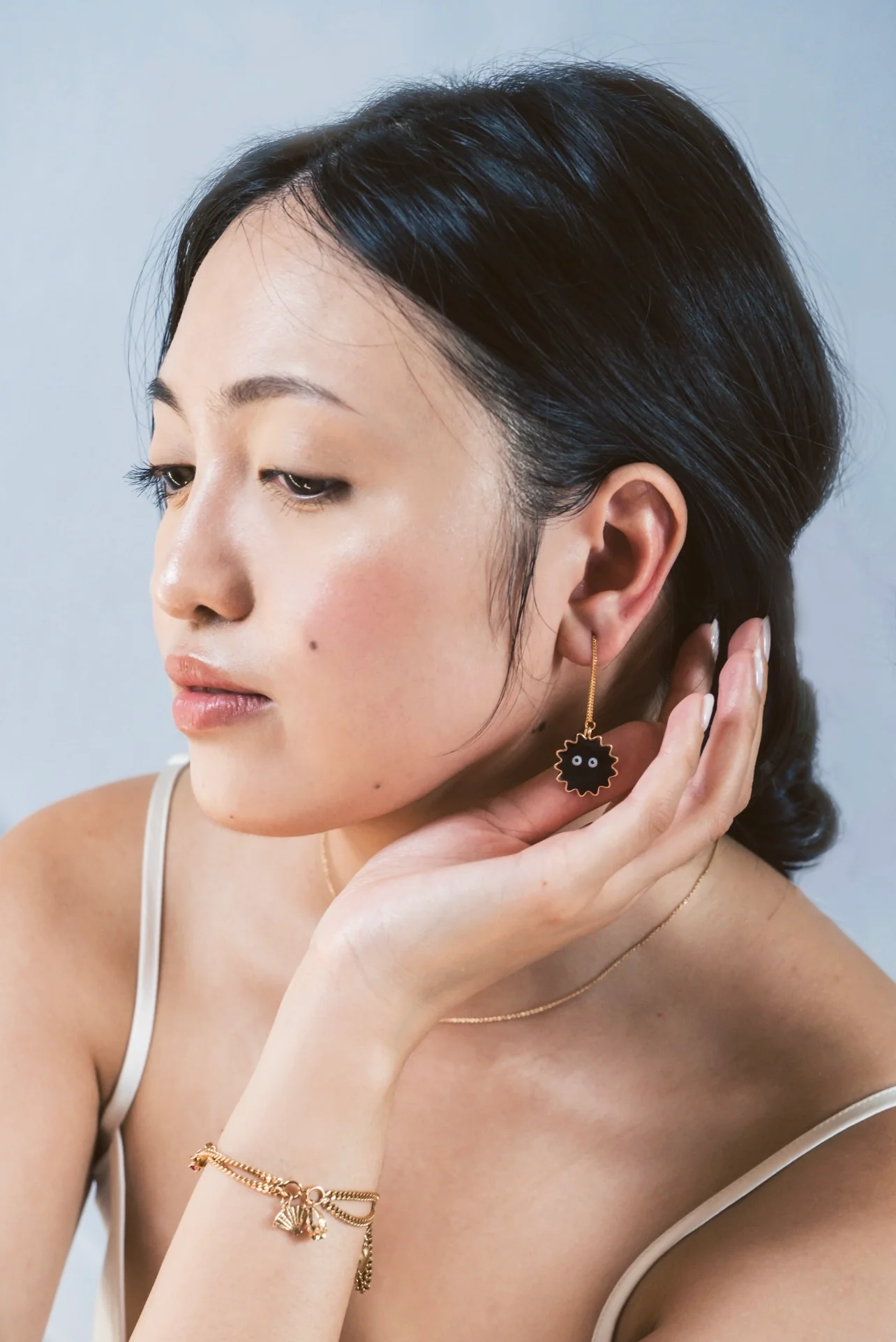 Soot Sprite Inspired Threader Earrings | PREORDER - Image 3