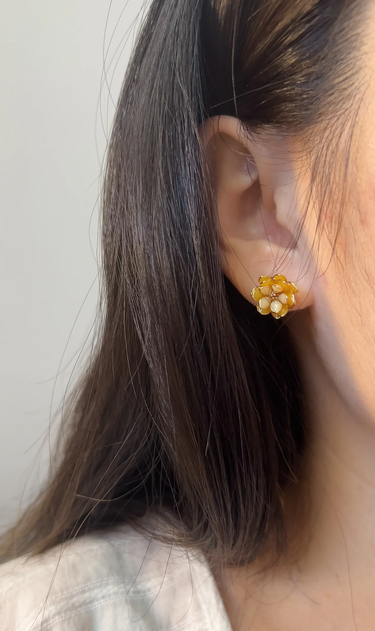 Lotus Stud Earrings | PREORDER - Image 14