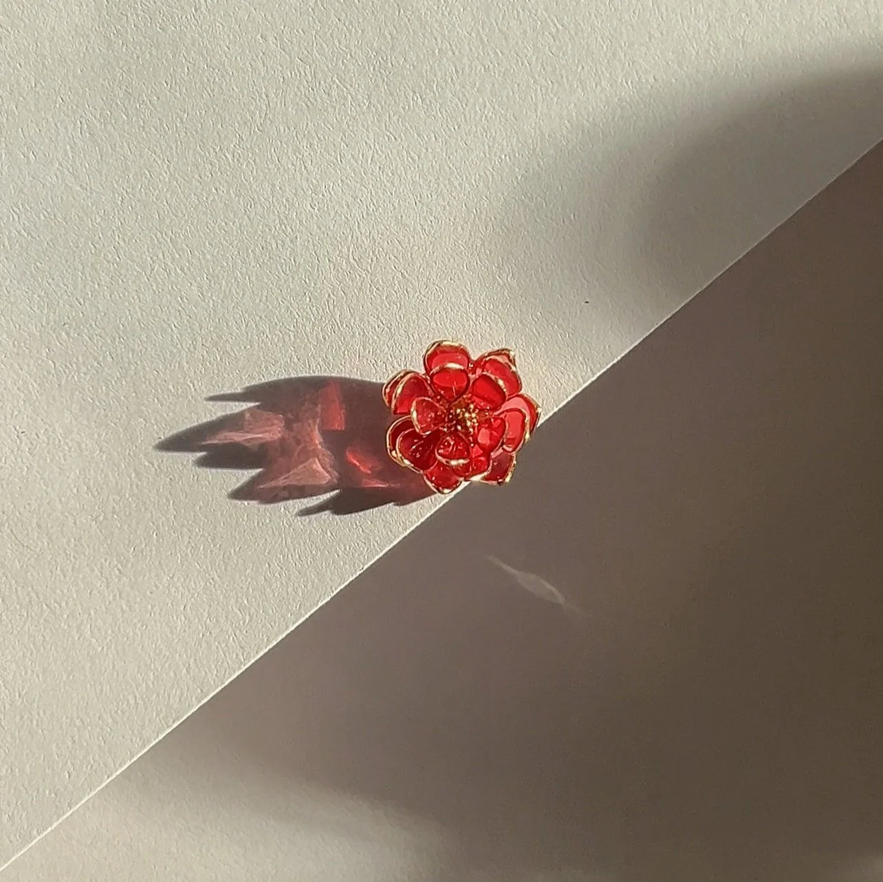 Lotus Stud Earrings | PREORDER - Image 4