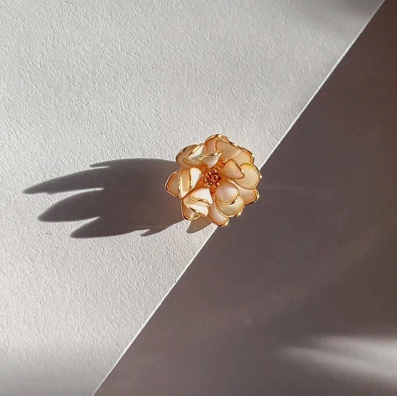 Lotus Stud Earrings | PREORDER - Image 5