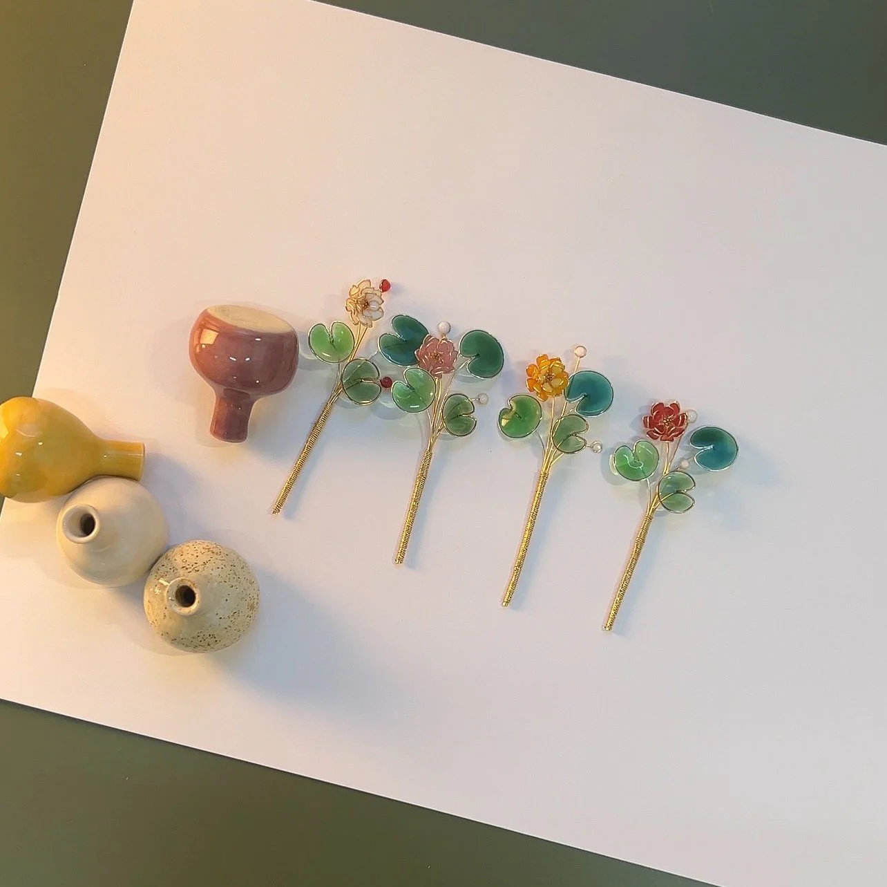 Preorder | Miniature Lily Pad Bouquet | PREORDER - Image 4