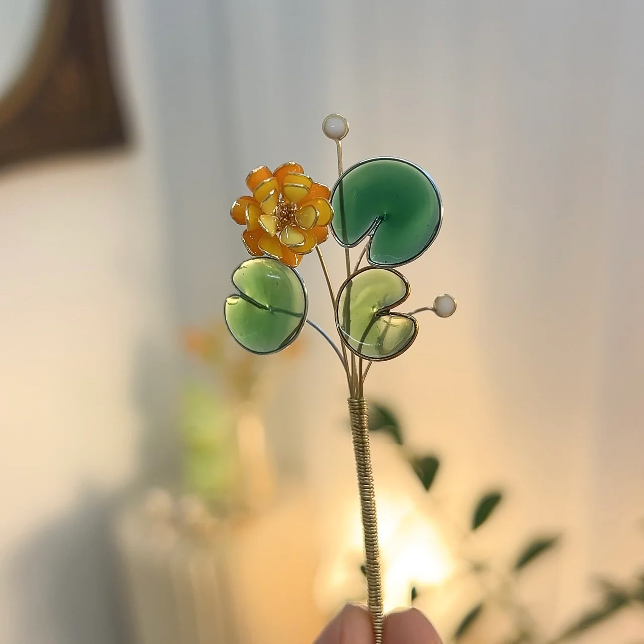 Preorder | Miniature Lily Pad Bouquet | PREORDER - Image 9