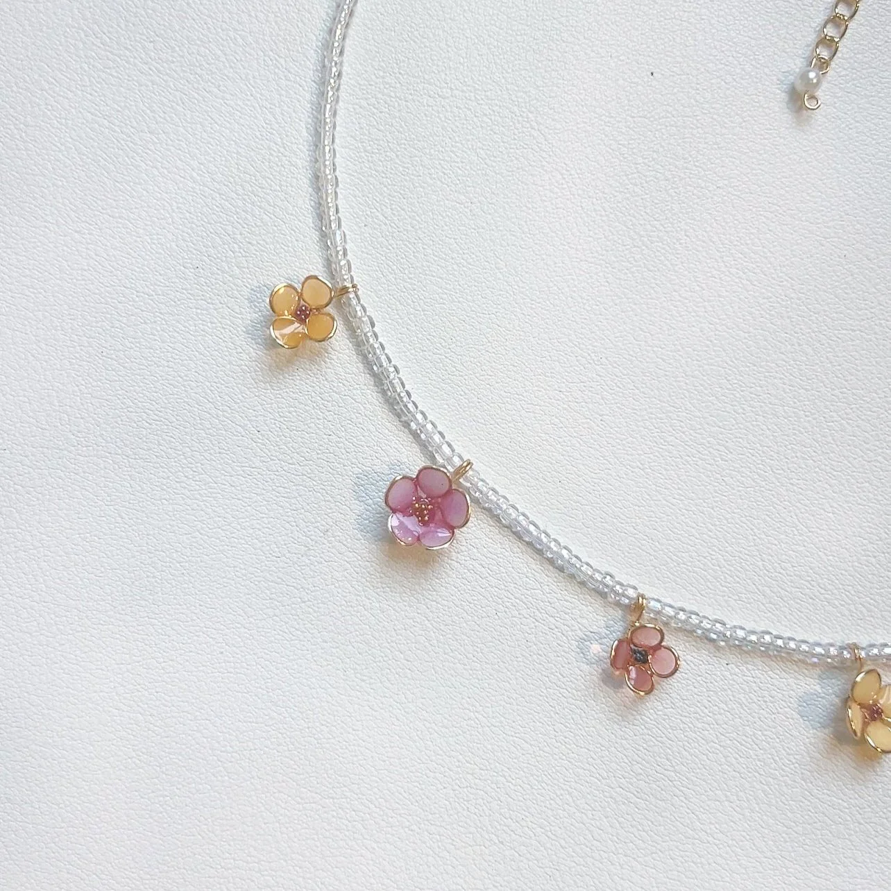 Beaded Mix Floral Necklace | PREORDER - Image 11