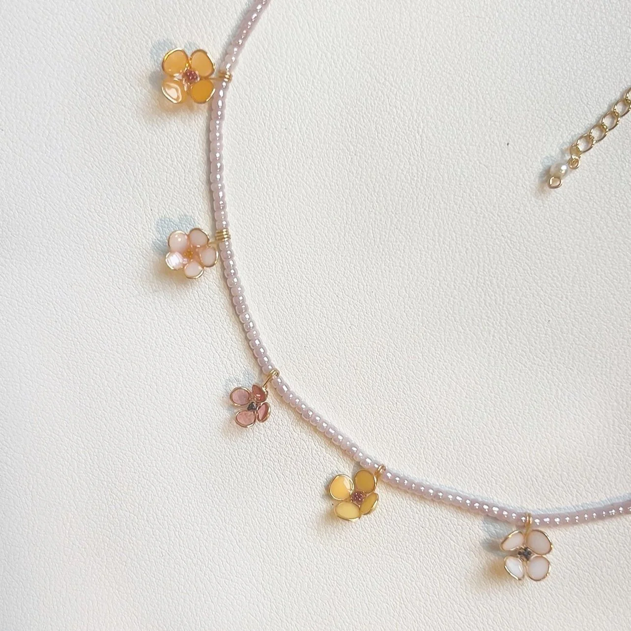 Beaded Mix Floral Necklace | PREORDER - Image 12