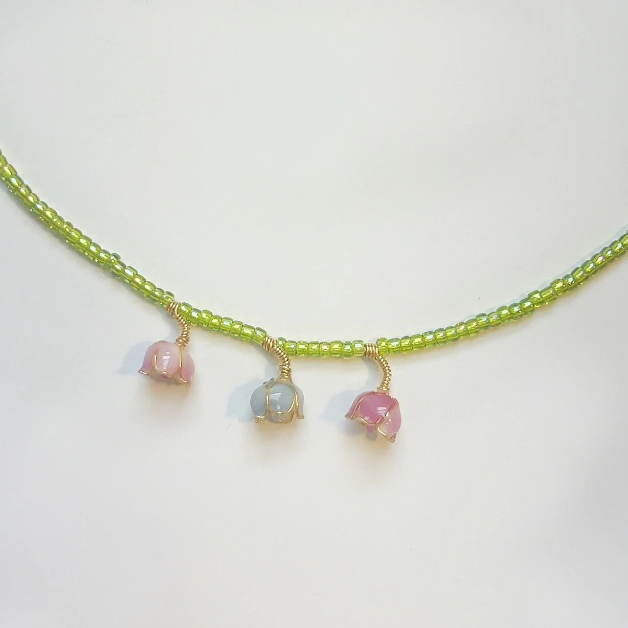 Beaded Mix Floral Necklace | PREORDER - Image 15