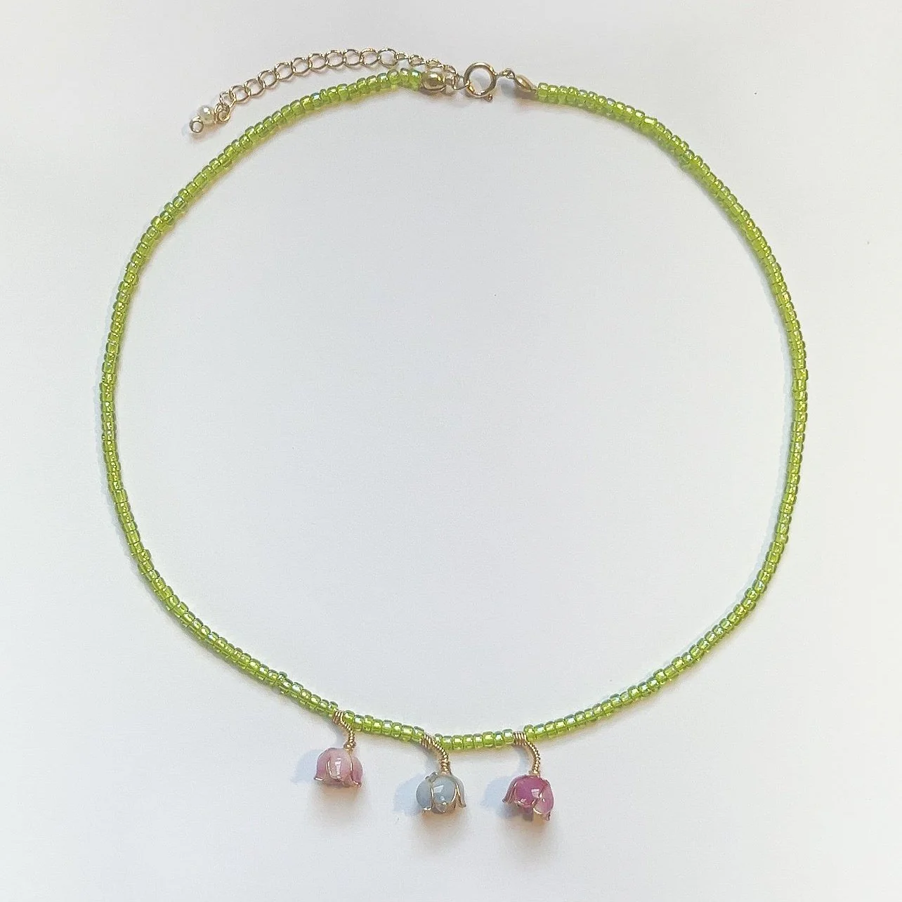 Beaded Mix Floral Necklace | PREORDER - Image 16