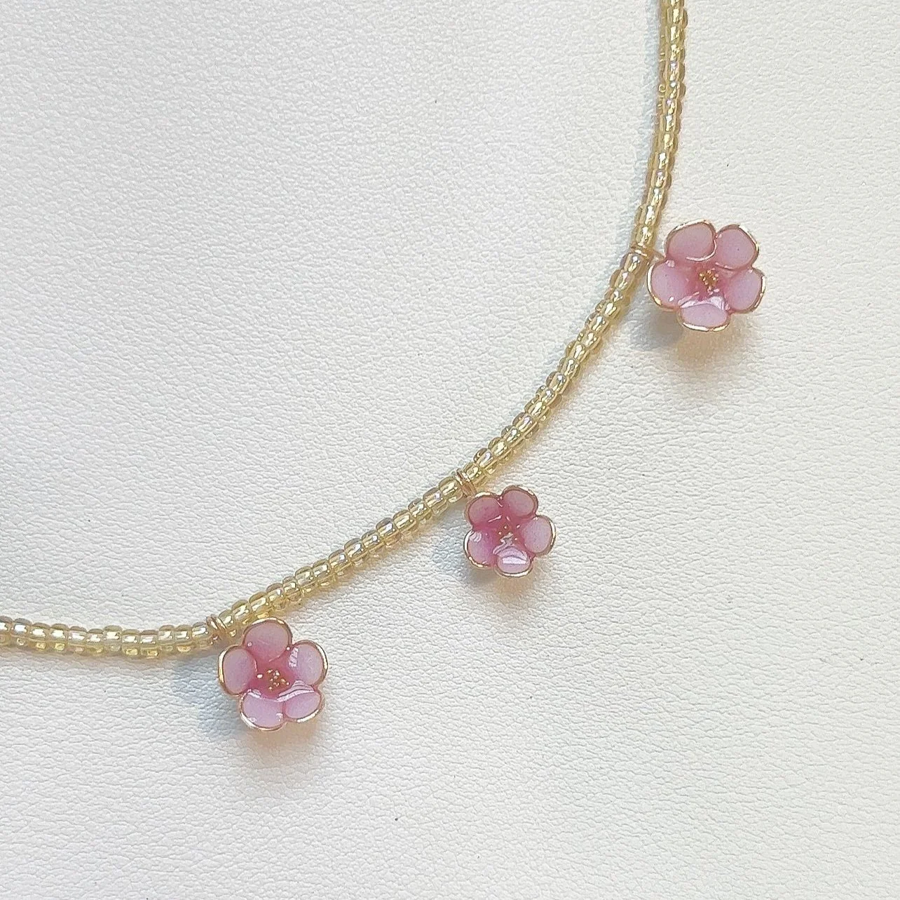Beaded Mix Floral Necklace | PREORDER - Image 5