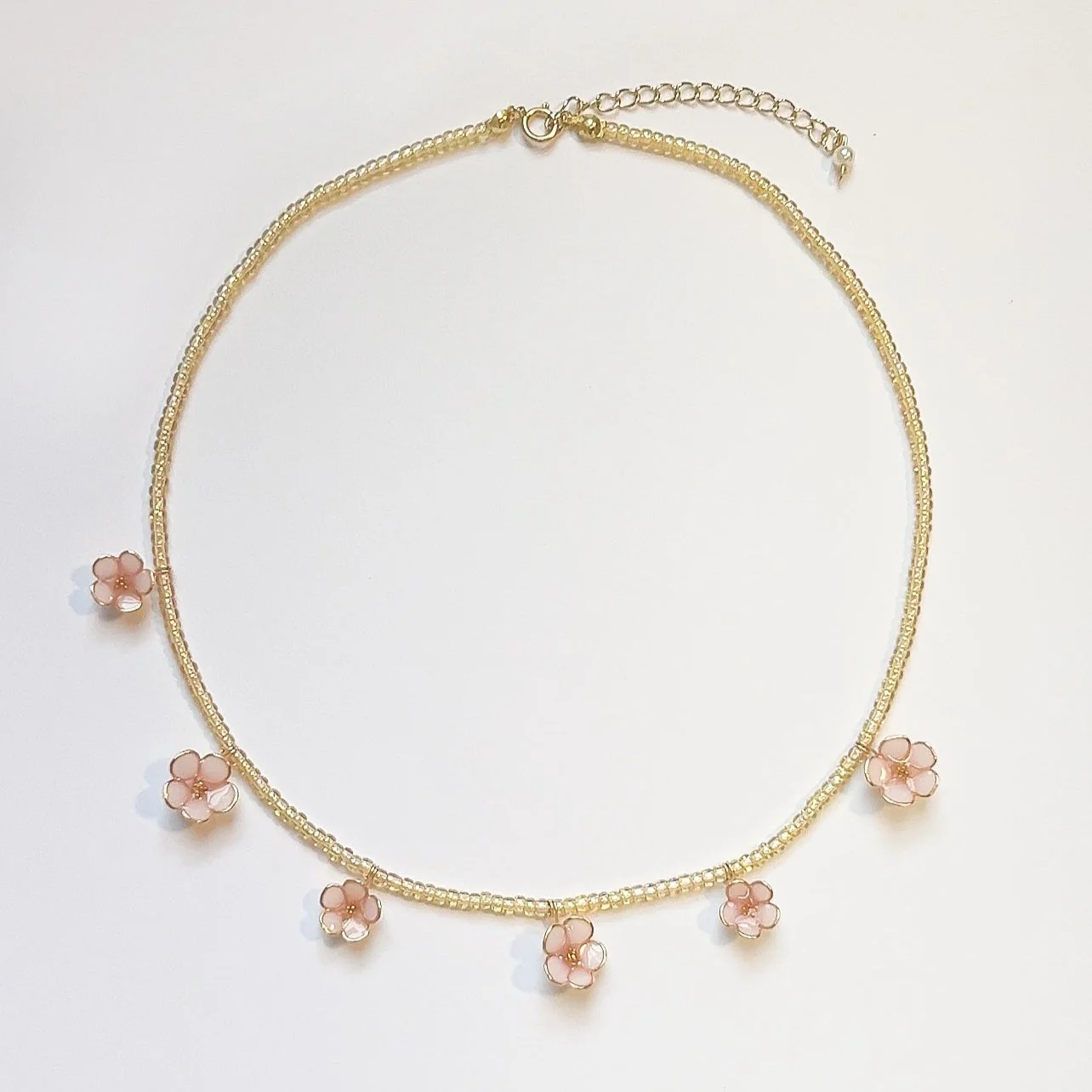 Beaded Mix Floral Necklace | PREORDER - Image 6