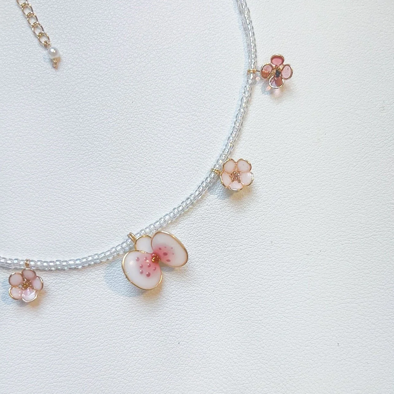 Beaded Mix Floral Necklace | PREORDER - Image 8