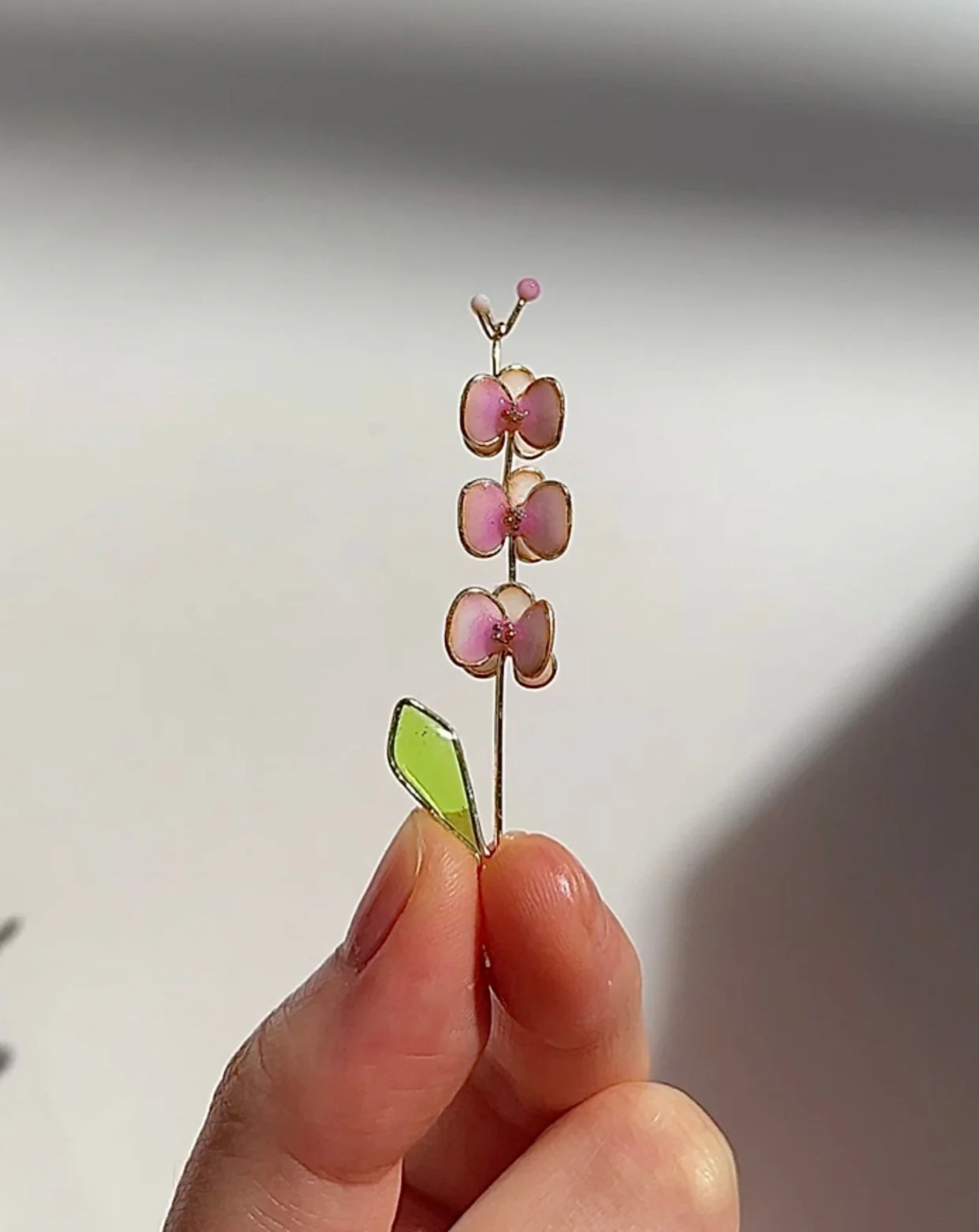 Orchid Earrings | Color-changing | PREORDER - Image 4