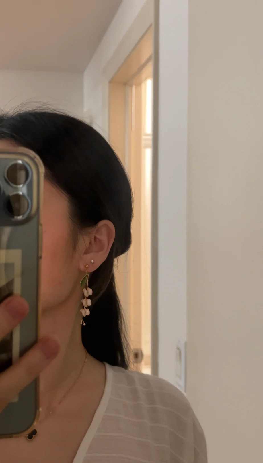 Orchid Earrings | Color-changing | PREORDER - Image 5