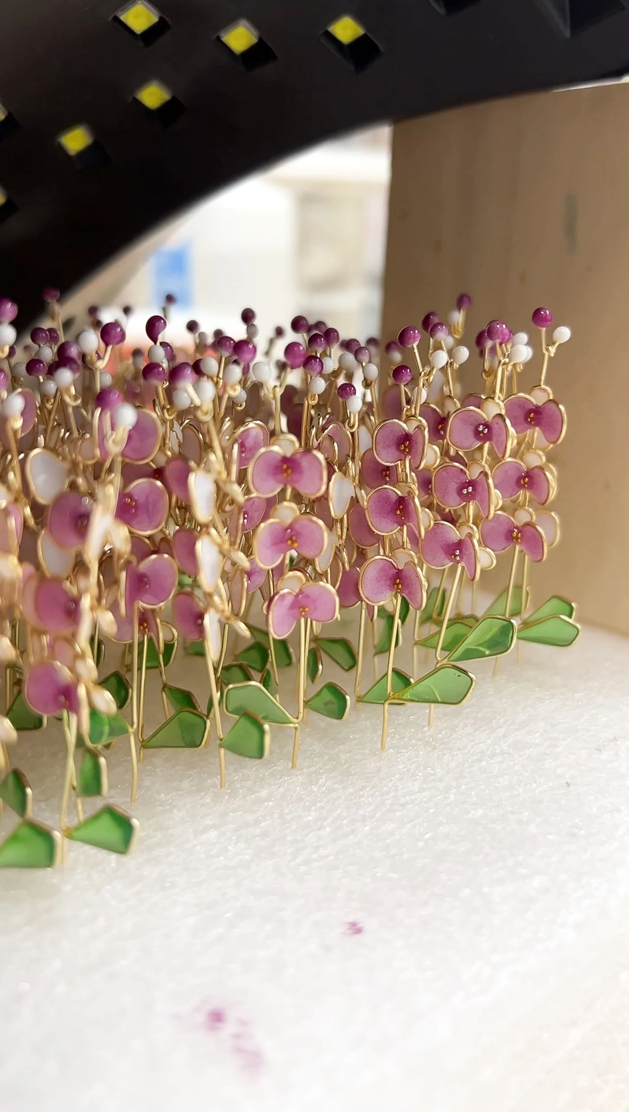 Orchid Earrings | Color-changing | PREORDER - Image 6