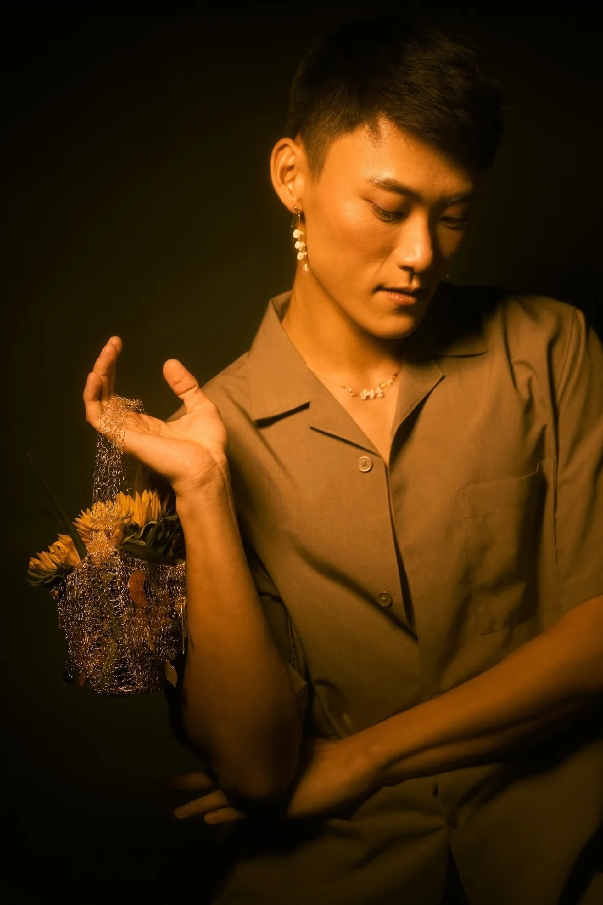 Orchid Necklace | Color-changing | PREORDER - Image 3