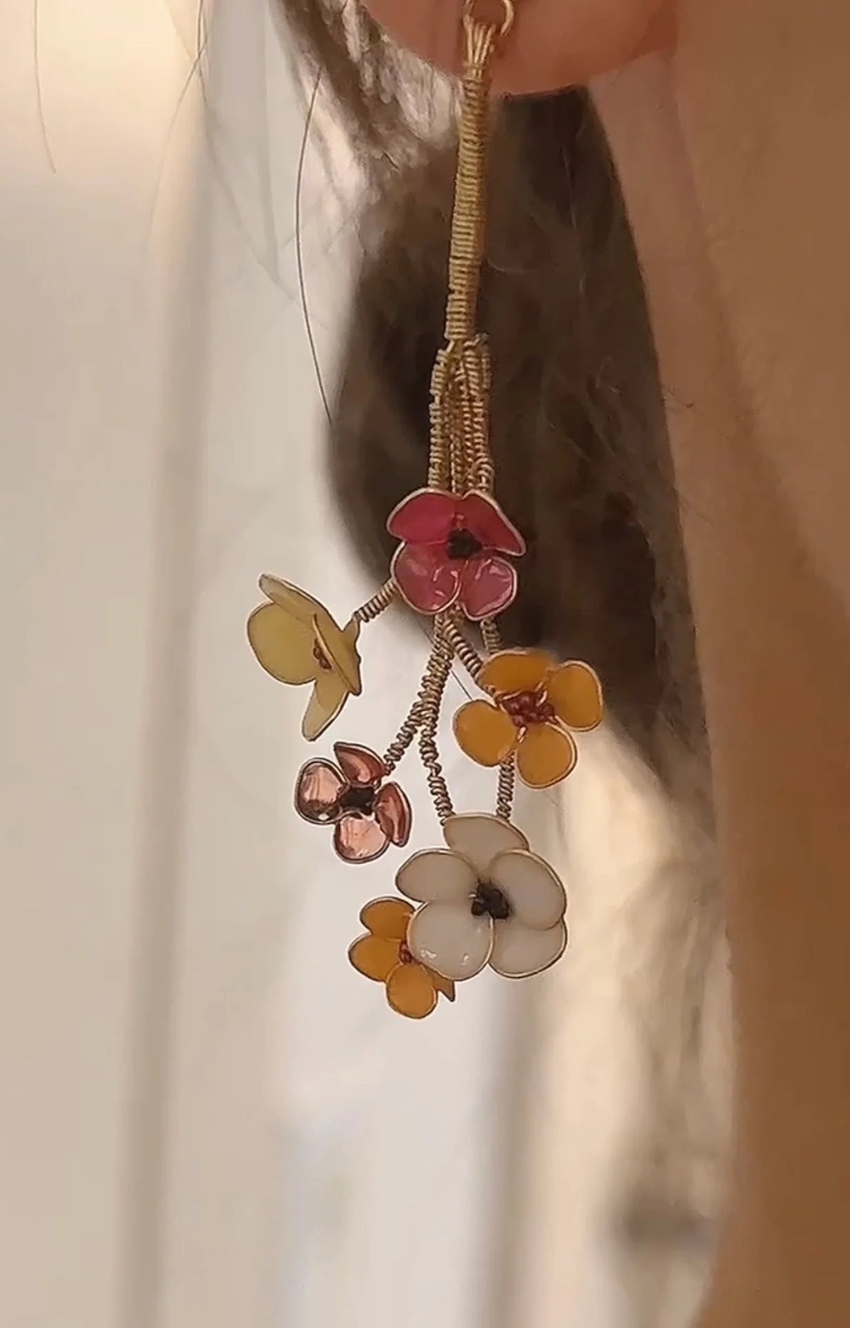 Poppy Bouquet Earrings | PREORDER - Image 3