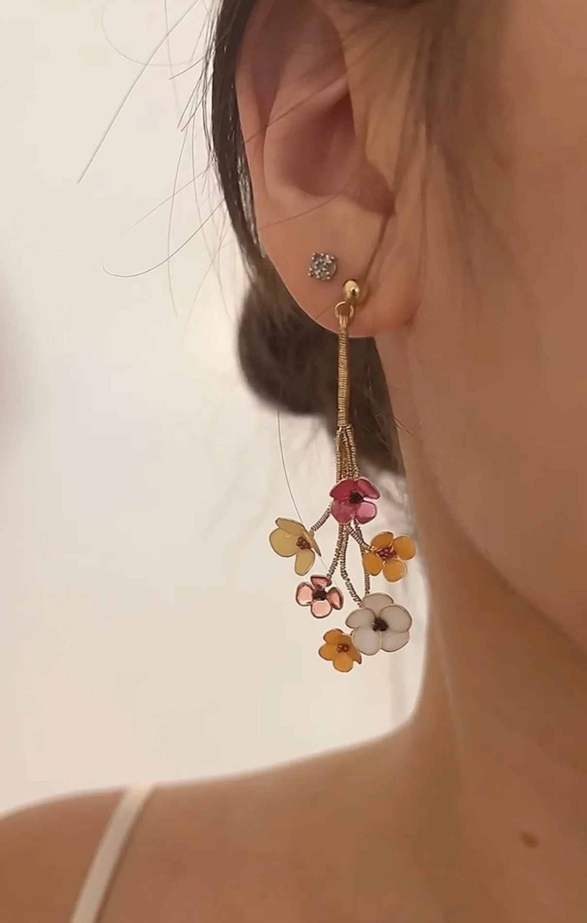Poppy Bouquet Earrings | PREORDER - Image 4