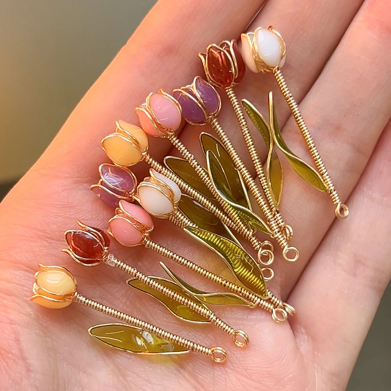 Tulip Blooms Earrings | PREORDER - Image 3