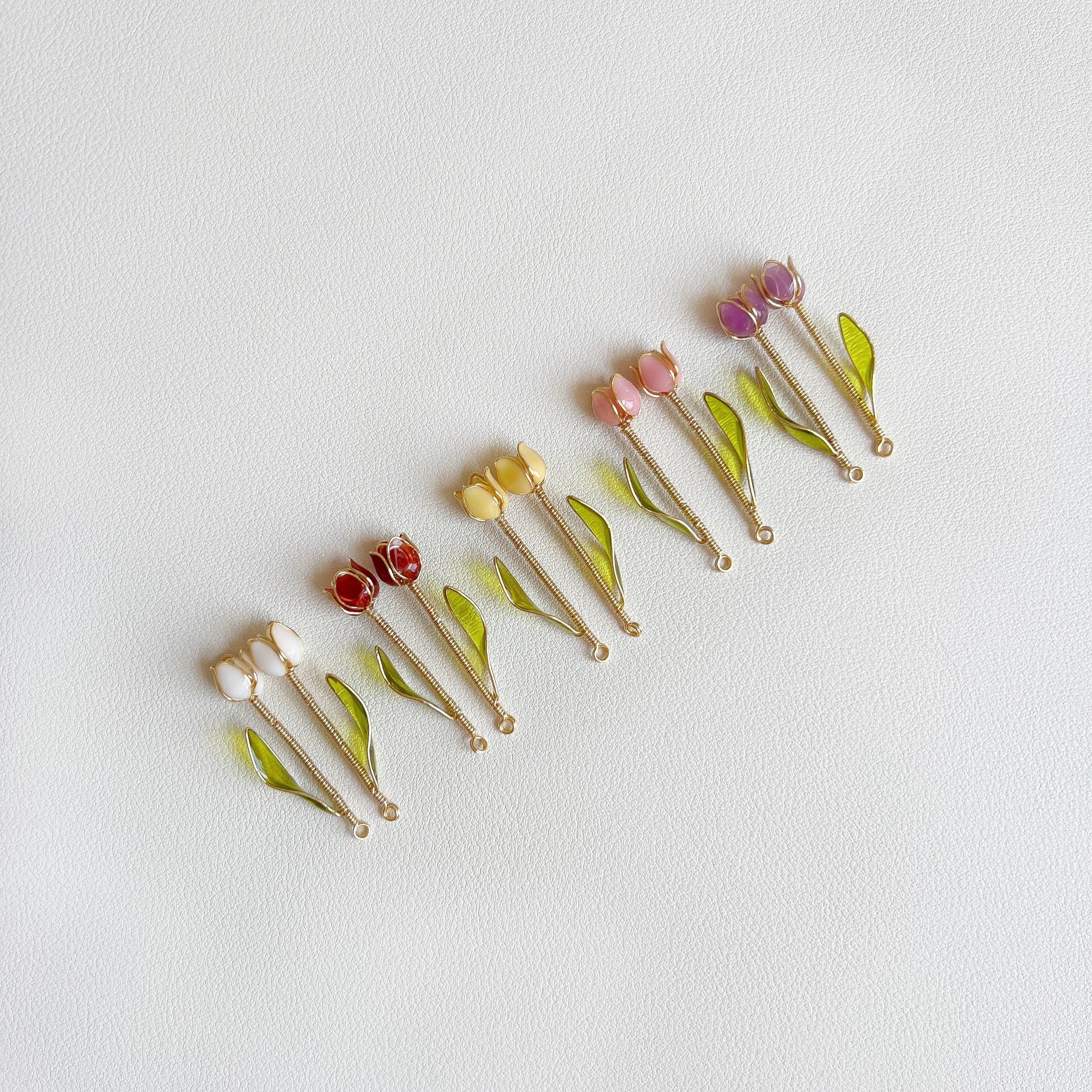 Tulip Blooms Earrings | PREORDER - Image 4